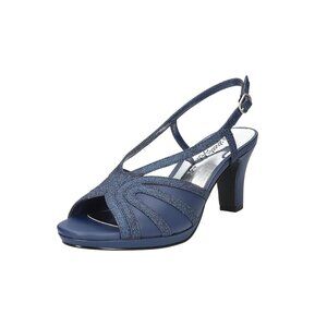 NiB Easy Street Women's Starlight Pump Evening Heels Navy Size 7.5 M $70 RY1318